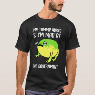 Camiseta Meu polegar dói e estou bravo com o Sapo do Govern