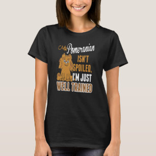 Camiseta Meu Pomeraniano Não É Um Pet Meu Pomeraniano É Fam