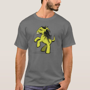 Camiseta Meu pônei pequeno assustador (amarelo)