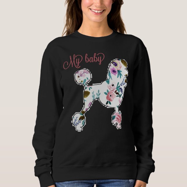 Camiseta Meu Poodle Bebê (Frente)