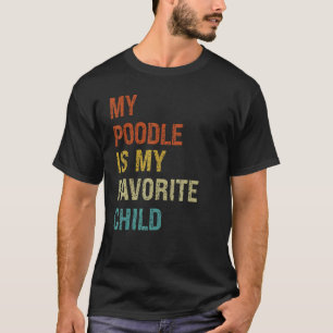 Camiseta Meu Poodle É Meu Cachorro Da Família De Crianças F