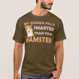 Camiseta Meu Porco Da Guiné É Mais Inteligente Que Os Pets.