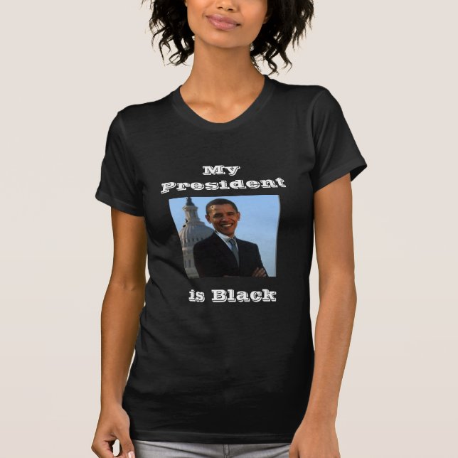 Camiseta Meu presidente é preto (Frente)