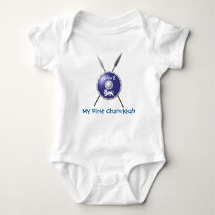 Camiseta Meu Primeiro Chanukkah Maccabee