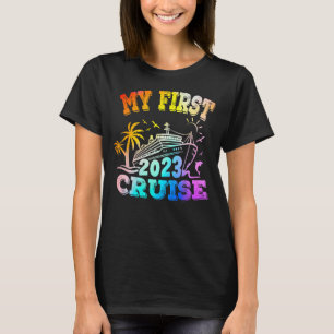 Camiseta Meu Primeiro Cruzeiro 2023 Férias Correspondentes
