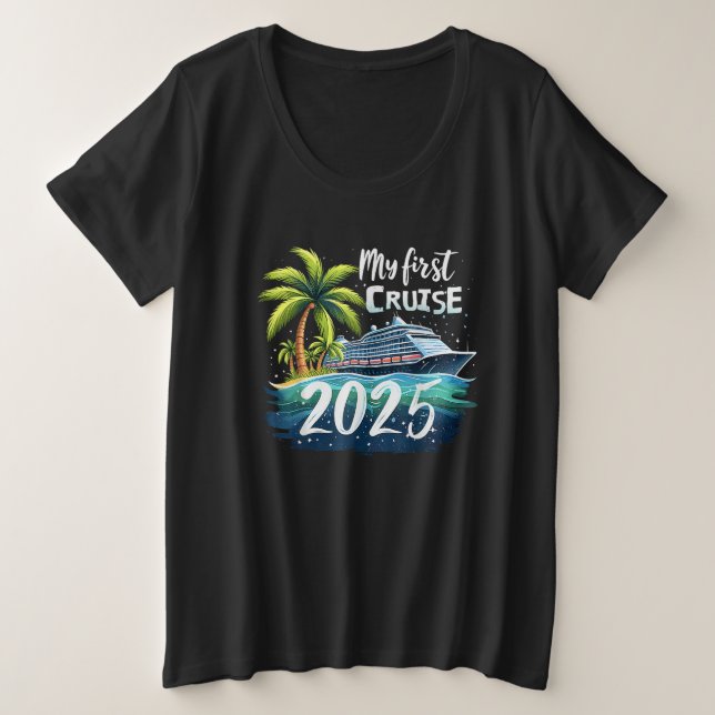 Camiseta Meu Primeiro Cruzeiro 2025 (Frente do Design)