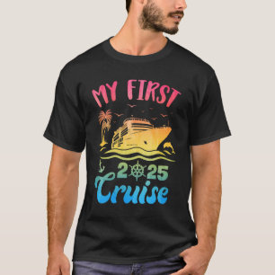 Camiseta Meu Primeiro Cruzeiro 2025 Férias Correspondentes