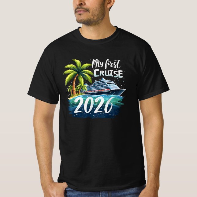 Camiseta Meu Primeiro Cruzeiro 2026 (Frente)