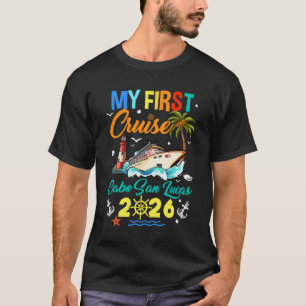 Camiseta Meu Primeiro Cruzeiro Cabo San Lucas 2026 Família