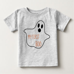 Camiseta Meu primeiro Design de Boo Halloween