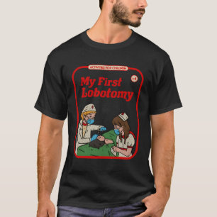 Camiseta Meu Primeiro Gótico de Horror de Lobotomia Oculta 