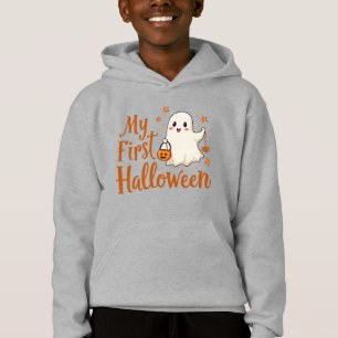 Camiseta Meu Primeiro Halloween - Ghost Design Kids Bonitos