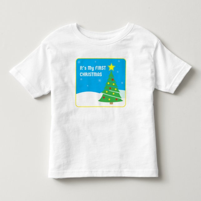 Camiseta Meu Primeiro Natal  (Frente)