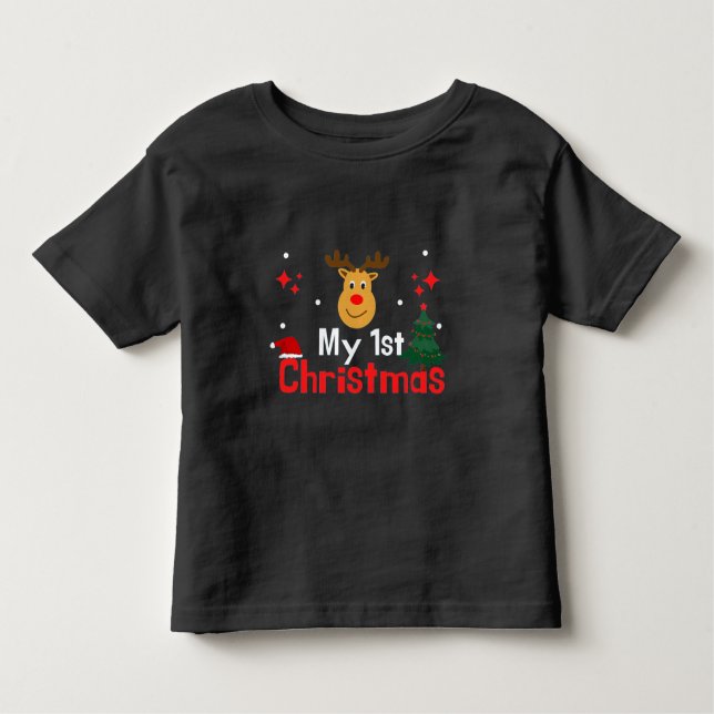 Camiseta Meu Primeiro Natal (Frente)