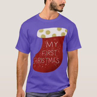 Camiseta meu primeiro natal 64