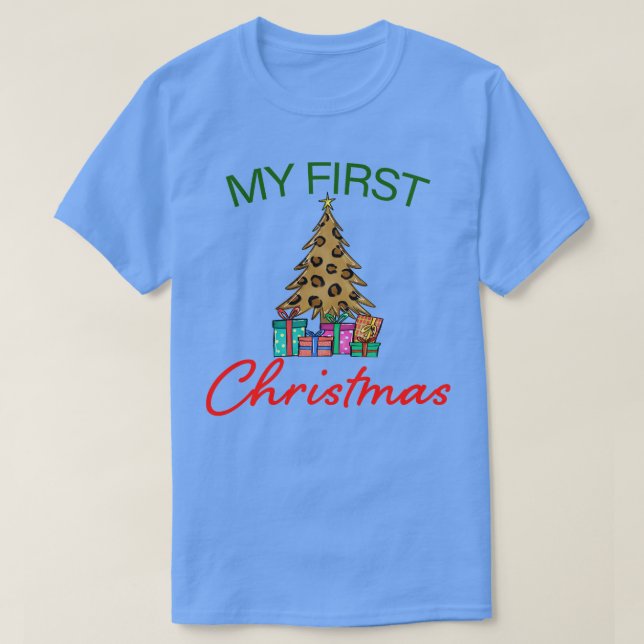 Camiseta meu primeiro natal 8 (Frente do Design)