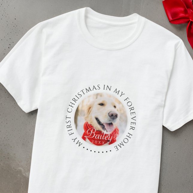 Camiseta Meu Primeiro Natal para sempre - Foto Moderna de P (Criador carregado)