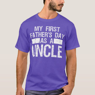 Camiseta Meu Primeiro Pai Como Tio Engraçado Pai