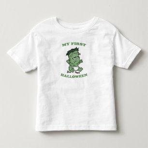 Camiseta Meu Primeiro Traje de Halloween Bebê Menino Menina