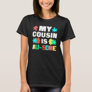 Camiseta Meu Primo É Au-Some Apoia Criança Autista Autismo