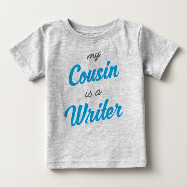 Camiseta Meu primo é um escritor (Frente)