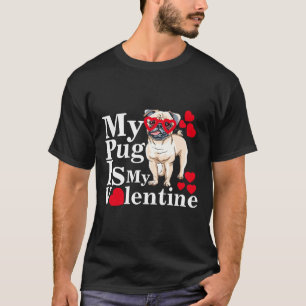 Camiseta Meu Pug é meu namorado, citações engraçadas Essenc