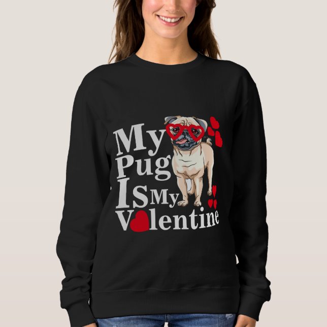 Camiseta Meu Pug É Meu Namorados, citações engraçadas Essen (Frente)
