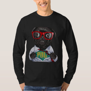 Camiseta Meu Pug, Meu Herói! O cãozinho mais bonito na loja