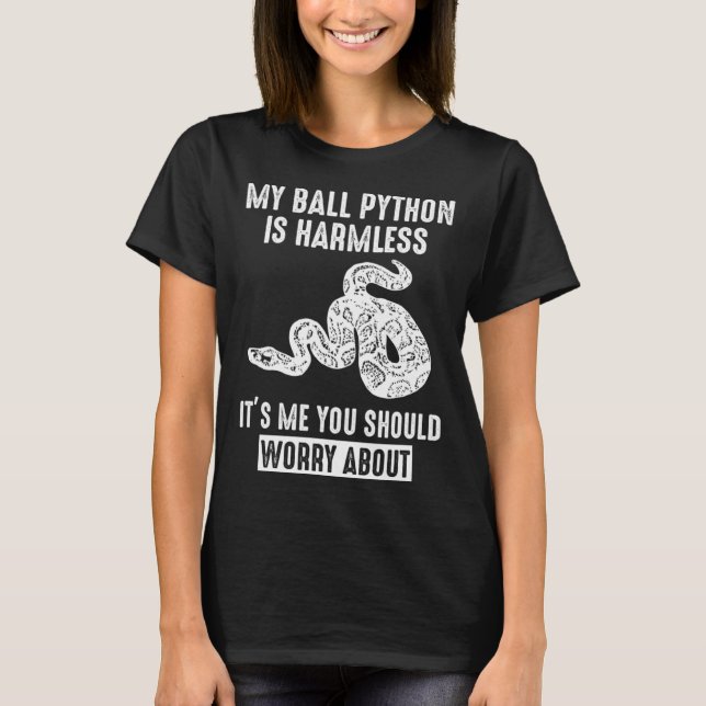 Camiseta Meu Python é Cobra para crianças (Frente)