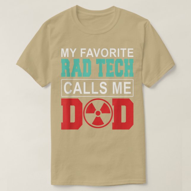 Camiseta Meu Rad Tech favorito me chama de Pai Feliz D do P (Frente do Design)