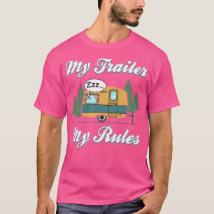 Camiseta Meu Reboque Minhas Regras - Coisas Engraçadas De A