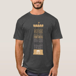 Camiseta Meu Refúgio e Minha Fortaleza