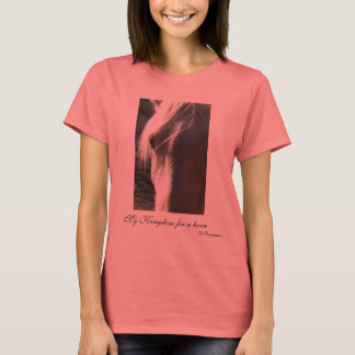 Camiseta Meu Reino para um cavalo, W Shakespeare