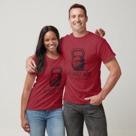 Camiseta Meu Reset Diário | Treino Levantar Respirar Repeti