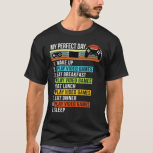 Camiseta Meu retrato Legal do jogador de Videos games do di