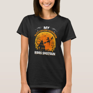 Camiseta Meu Retriever de Capa Plana Viaja no Banco da Fren