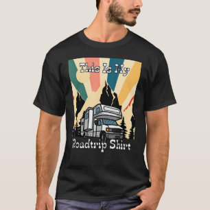 Camiseta Meu Retro De Viagem, Campanha Rv E Design De Viaja
