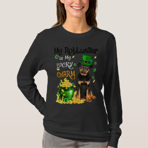 Camiseta Meu Rottweiler É Meu Feliz Cachorro Bonito