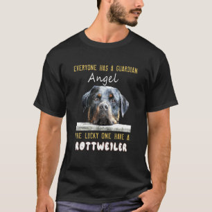 Camiseta Meu Rottweiler É Um Anjo De Guardião 1