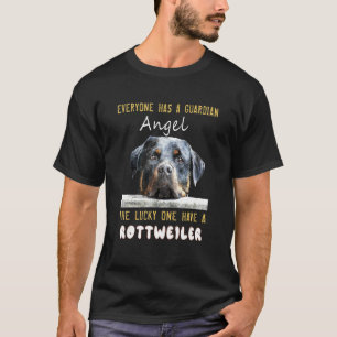 Camiseta Meu Rottweiler É Um Anjo De Guardião 1