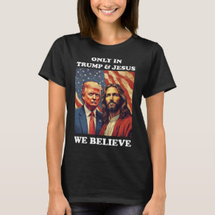 Camiseta Meu Salvador Trump É Meu Presidente Pro Republican