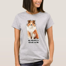 Meu Sheltie é grudado em mim Amante de cachorro fo
