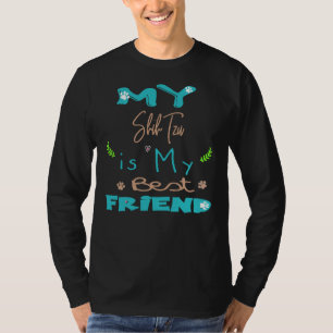 Camiseta Meu Shih Tzu É Meu Melhor Amigo