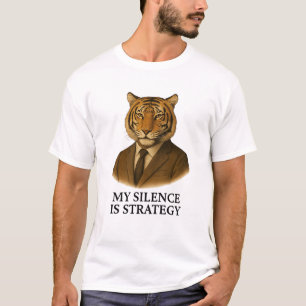 CAMISETA MEU SILÊNCIO É ESTRATÉGIA