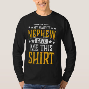 Camiseta Meu Sobrinho Favorito Me Deu Esta Tia Engraçada Vi