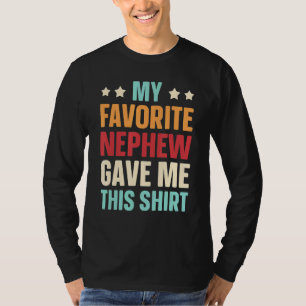 Camiseta Meu Sobrinho Favorito Me Deu Este Dia De Tia