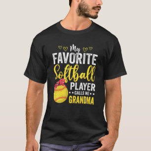Camiseta Meu Softball Favorito Me Chama De Vovó Softb