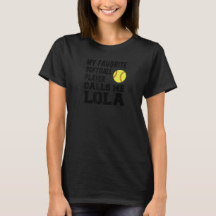 Camiseta Meu Softball Favorito Me Chama Lola Filipino