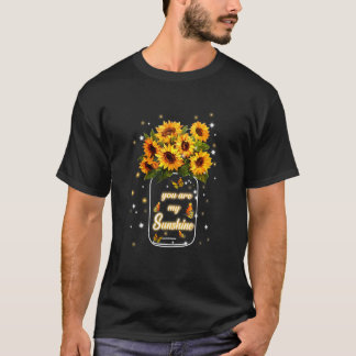 Camiseta Meu Sol Brilha Borboleta de Girassol