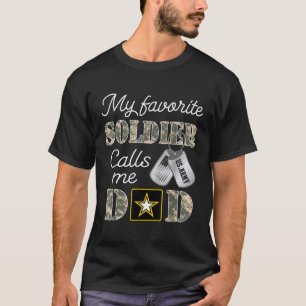 Camiseta Meu Soldado Favorito Me Chama De Graduação Do Exér
